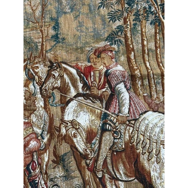 Vintage French Tapestry, 1970s For Sale - Image 13 of 18