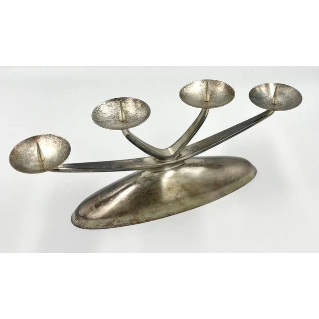 Art Deco Ikora Candleholder from WMF, 1950s For Sale - Image 9 of 10