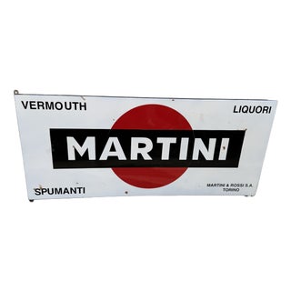 Vintage Martini Sign, 1960s For Sale