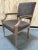 1990s Rift Oak & Upholstered Lair Arm Chair From the Madeline Stuart Collection For Sale - Image 5 of 7