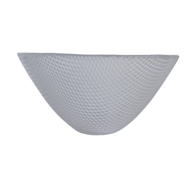 Glass Bowl by Trigona for Holmegaard, Denmark, 1980s For Sale