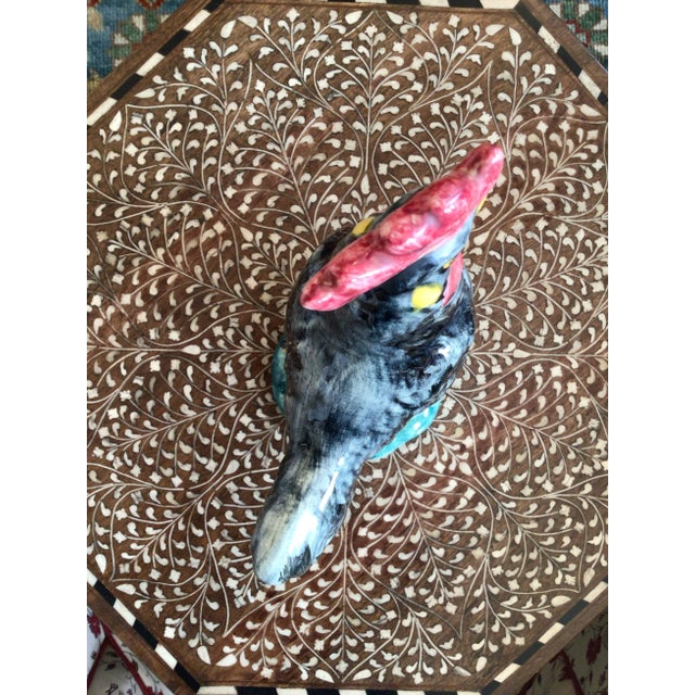 Vintage Stangl Bird Pottery Depicting a Grey Rooster Figure For Sale - Image 9 of 12