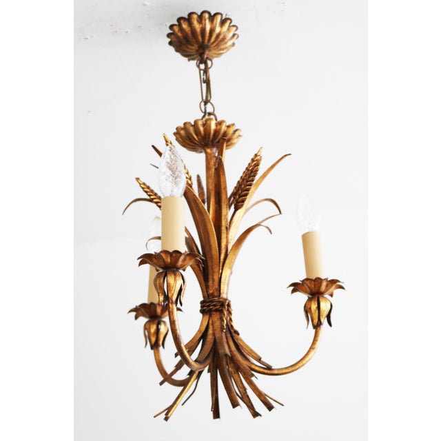 Hollywood Regency Hollywood Regency Chandelier by Hans Kögl, 1970s For Sale - Image 3 of 9
