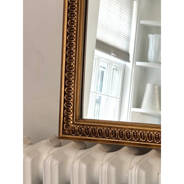 Late 20th Century Late 20th Century French Trumeau Gold Gilt Wall Mirror For Sale - Image 5 of 8