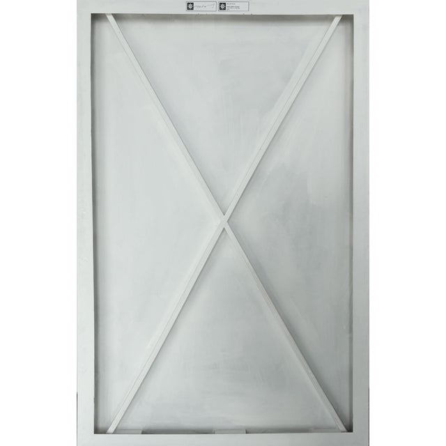 "Ballast Blue" by Michael DesRosiers Abstract Mixed-Media on a MDF Panel (2022) For Sale - Image 4 of 16