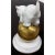 Art Nouveau Rare Rosenthal Cat on 24k Gold Ball Barvarian For Sale - Image 3 of 8