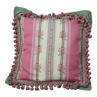 Mid 20 C. French Chair Pillow For Sale