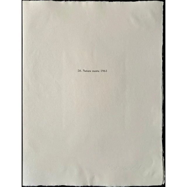 1970s Giorgio Morandi, Still Life, 1963-1973, Lithograph For Sale - Image 5 of 9