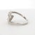 2020s 18k White Gold Diamond Ring With Marquise & Pavé Halo Design For Sale - Image 5 of 9