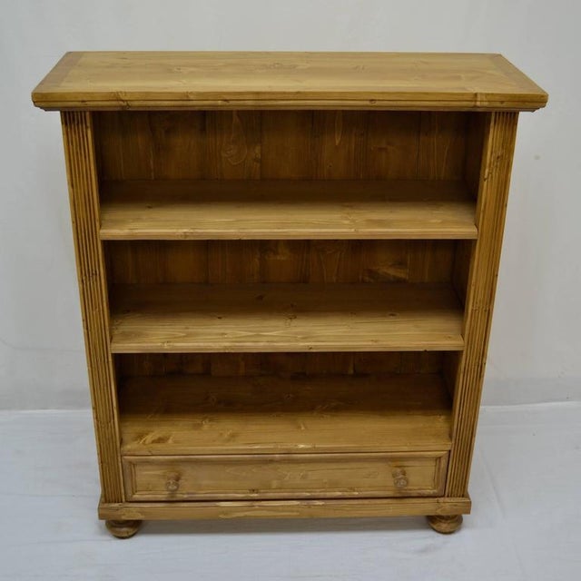 Antique Pine Bookcase With Drawer Chairish