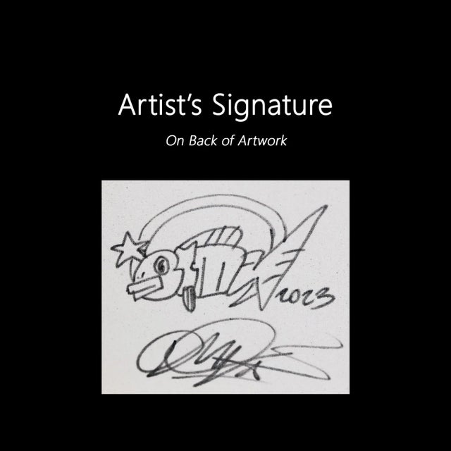 Pink Floral Pop Art Abstract Figurative Contemporary Painting "Baby Birkin" Original Artwork by Danny Brown For Sale - Image 8 of 9