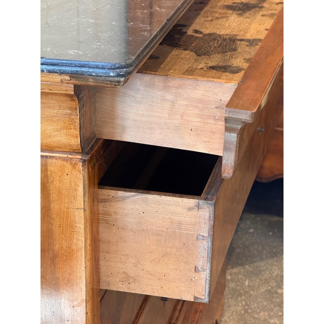 Brown 19th Century Marble Top Louis Philippe Chest For Sale - Image 8 of 14