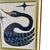 Contemporary Original Framed Swan Painting Wall Art, Oil on Canvas in Gold Frame, 11" X 14" Minimalist Boho Home Decor For Sale - Image 3 of 5