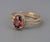 Not Yet Made - Made To Order Red Garnet Gold 14k Gold Ring - 5 Us Size For Sale - Image 5 of 9