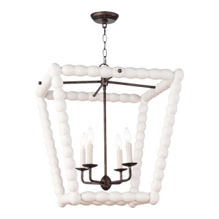 Regina Andrew Perennial Lantern in White For Sale