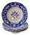 Antico Deruta Pasta/Soup Bowl, Full Design - Set of 4 For Sale