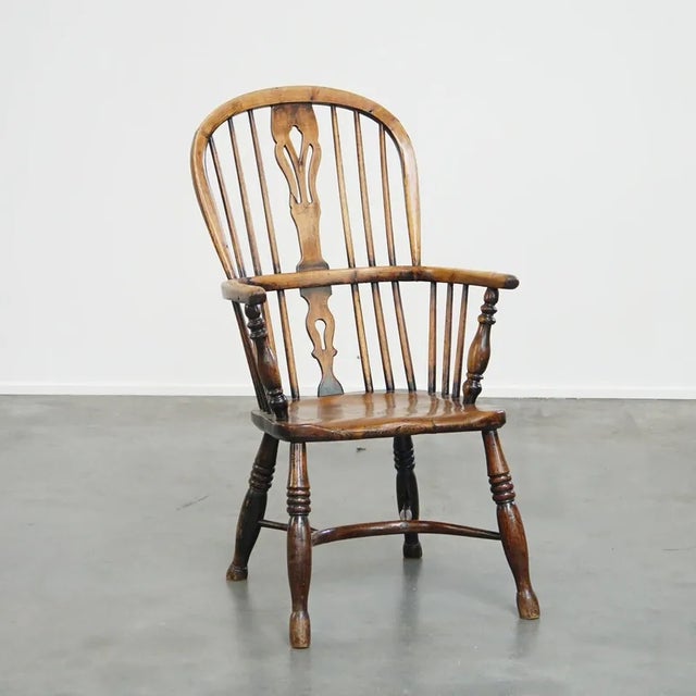 English Highback Windsor Chair For Sale - Image 12 of 12
