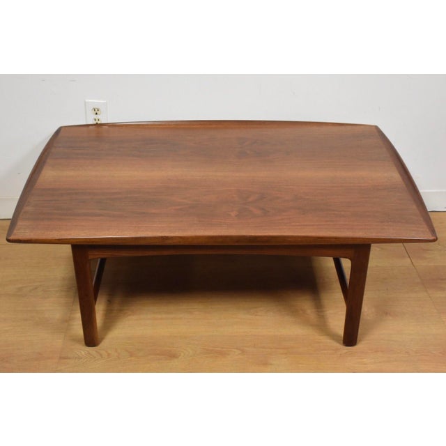 Folke Ohlsson Walnut Coffee Table for Dux Chairish