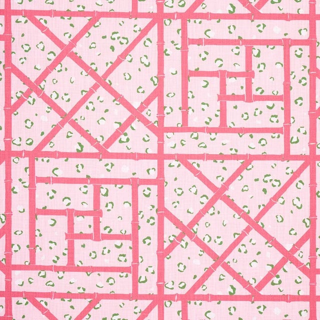 Not Yet Made - Made To Order Sample - Schumacher x Cristina Buckley Fancy Beast Indoor/Outdoor Fabric in Palm Beach Pink For Sale - Image 5 of 5