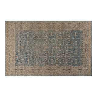 Fine Antique Persian Tabriz Handmade Wool Carpet For Sale