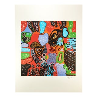 After Yayoi Kusama, Composition, 1990s, Limited Edition Lithograph For Sale