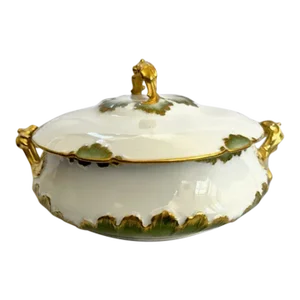 Late 19th Century Ch Field Haviland Oval Covered Soup Tureen
