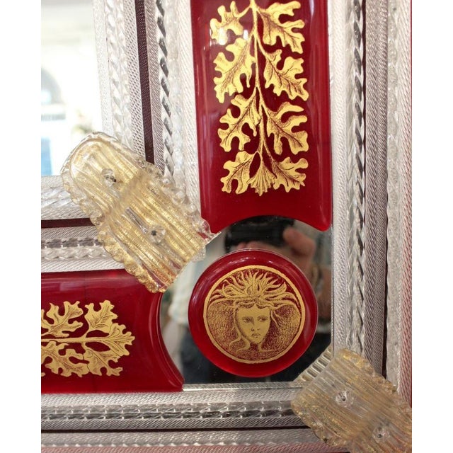 Price reduced $32,000. Now only $17,900! This museum quality mirror was designed by Gianni Versace for his personal use....