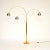 1970s Vintage Italian Brass and Chrome Arc Floor Lamp, 1970s For Sale - Image 5 of 9