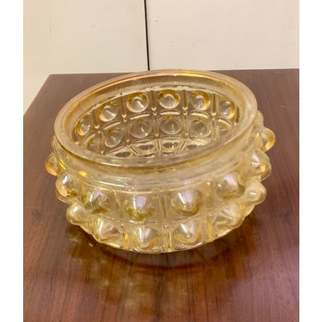Horn Vintage Bubble Glass Bathroom Flush Mount or Sconce by E. S. Horn, 1970s For Sale - Image 4 of 12