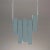 Blue Lacquered Metal Prototype Chandelier from Lumi, 1970 For Sale - Image 3 of 10