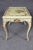 Italian Venetian Distressed Painted Louis XV Style Coffee Table For Sale In Philadelphia - Image 6 of 16