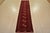Tribal Turkmen Runner 2’7” X 9’8” Red Wool Vintage Tribal Hand-Knotted Oriental Rug For Sale - Image 3 of 12