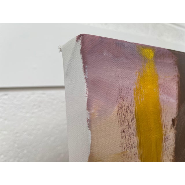 Black Yellow & Red Abstract Expressionist Art by Contemporary British Angela Wakefield Artist 2022 For Sale - Image 9 of 17