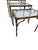 Vintage Faux Bamboo Italian Regency Nesting End Table Gold Gilt Maison Style For Sale - Image 4 of 15
