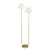 The Polly Floor Lamp exudes timeless elegance with its two scalloped shades, casting a soft, comforting glow that enhances...