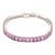 17.60 Ct Natural Pink Sapphire Bracelet For Sale