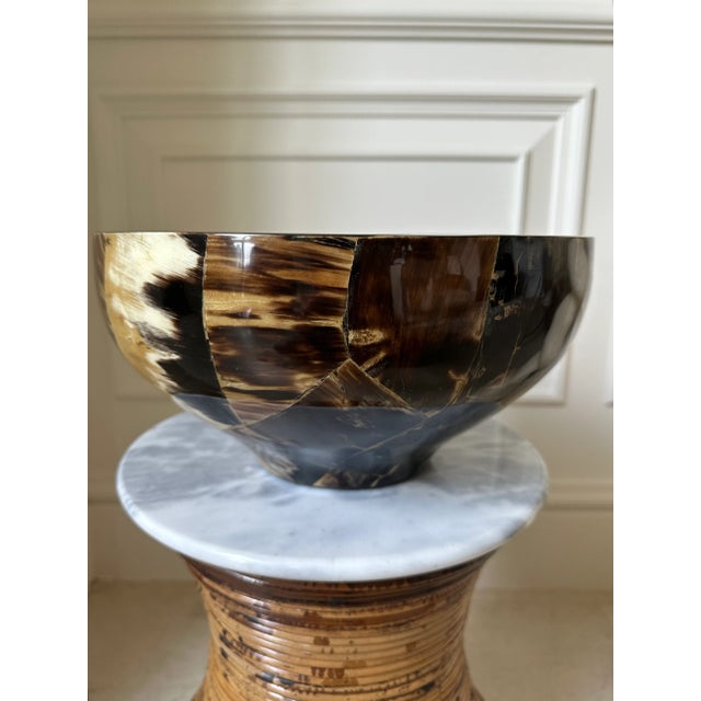 Carl Auböck Vintage Extra Large Horn Bowl, Made in France For Sale - Image 4 of 14