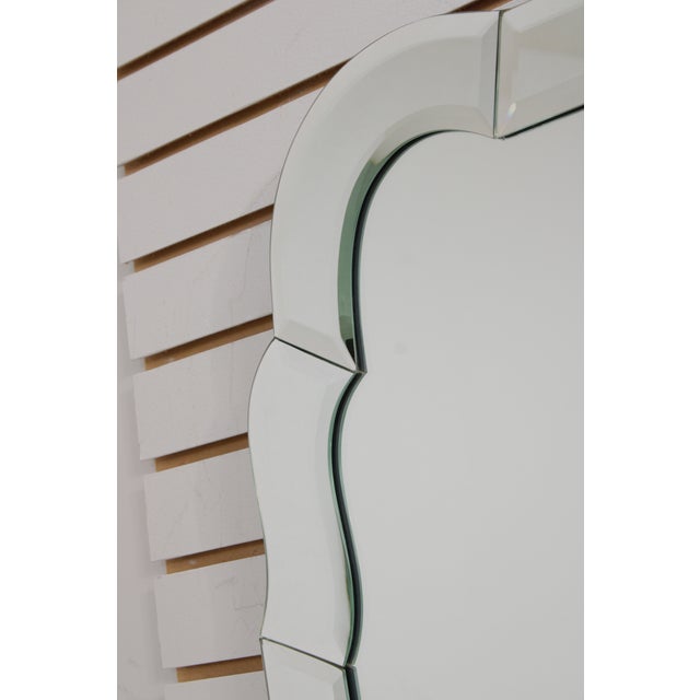 Silver Labarge Venetian Style Wall Hanging Mirror For Sale - Image 8 of 14