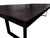 Kuro 60" Solid White Oak Rectangular Dining Table, Black For Sale - Image 4 of 8