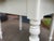 This charming antique extendable table has been given a fresh coat of paint by us; we sanded and oiled the surface. Width:...