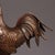 Late 20th Century Gilt Bronze Figure of a Rooster on a Lucky Bag Base For Sale - Image 9 of 9