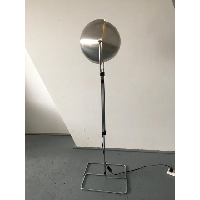 Silver Mid-Century Modern Space Age Eclipse Floor Lamp by Raak, 1964 For Sale - Image 8 of 17