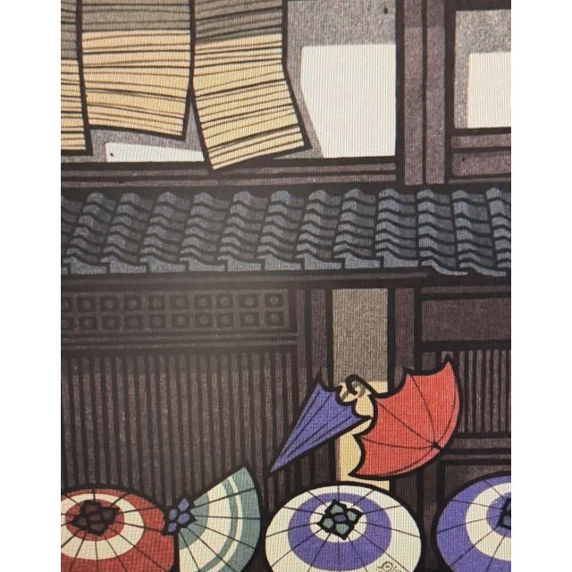 Part of the artist’s famed Umbrellas series of woodblock prints “Ama-bare” (Clear Sky After the Rain). Woodblock prints...