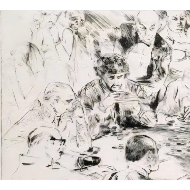 LeRoy Neiman Signed Etching "The Gambler" 1980 Limited Edition 162/250 For Sale In Los Angeles - Image 6 of 8