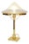 Art Nouveau Floor Lamp in Brass and Glass, 1890s For Sale