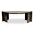 Vintage Sculptural Eye Shaped Coffee Table in Fossil Marble, 1980s For Sale - Image 15 of 15