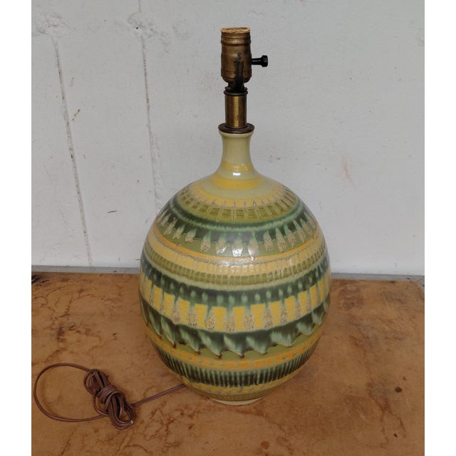 Lee Rosen for Design Technics, NY. Late 1960's single design pottery lamp. They were known for bold forms, innovative...