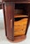 Rare Brazilian Mid-Century Sculptural Executive Desk With Tambour Pedestal For Sale - Image 9 of 16