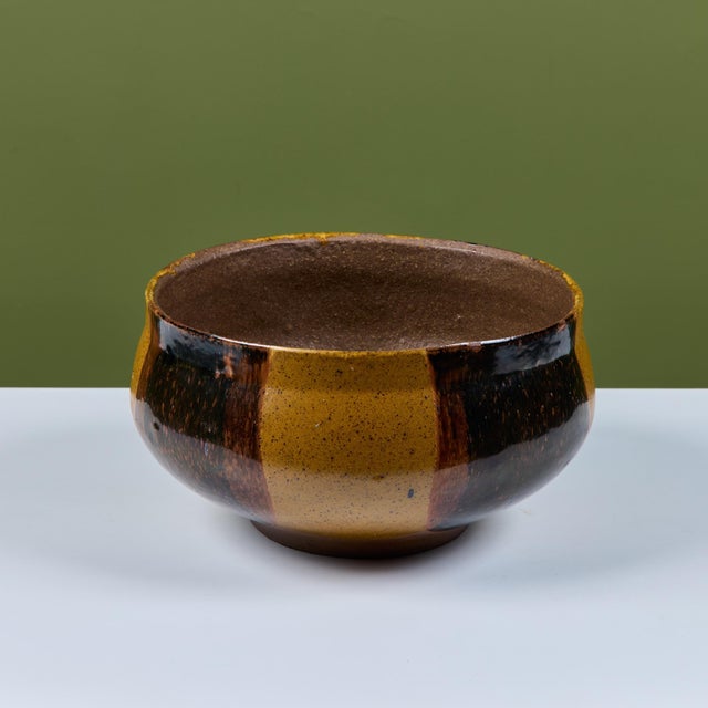 Mid 20th Century David Cressey Flame-Glaze Planter for Architectural Pottery For Sale - Image 5 of 15