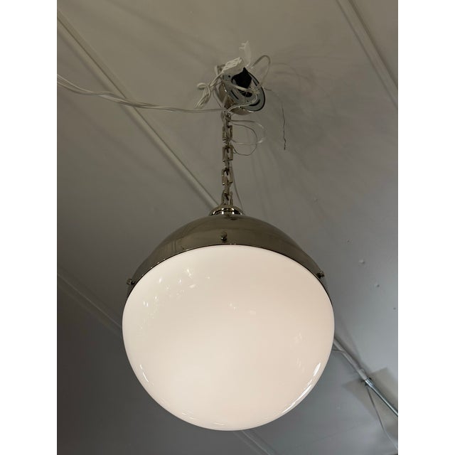 Thomas O'Brien for Visual Comfort Hicks Globe Pendant Light For Sale In San Francisco - Image 6 of 12
